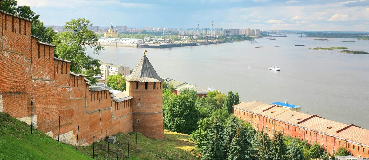 Нижегородский кремль и Стрелка